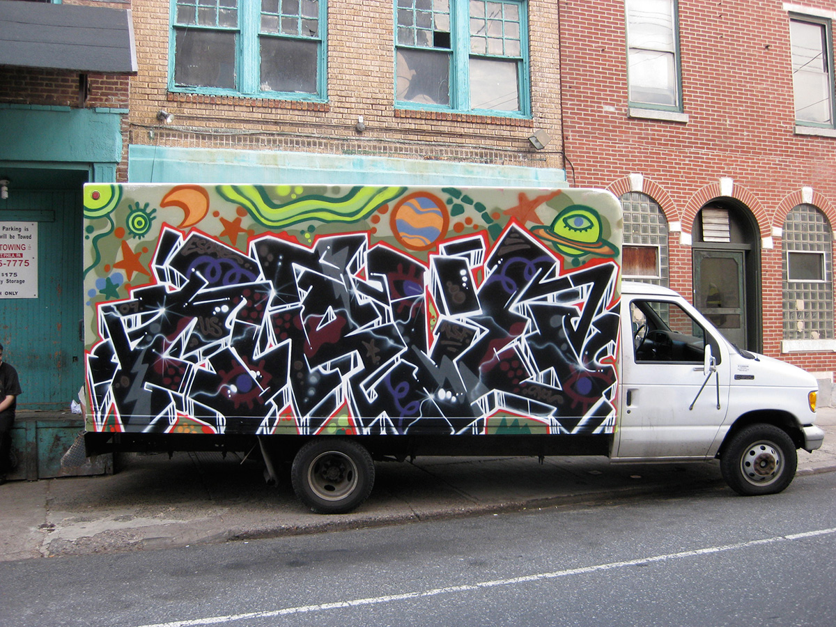 Truck Graffiti by Curve Graffiti USA